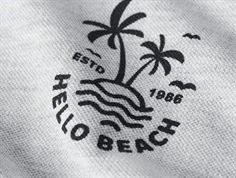 Name It sweatshirt lys grå meleret